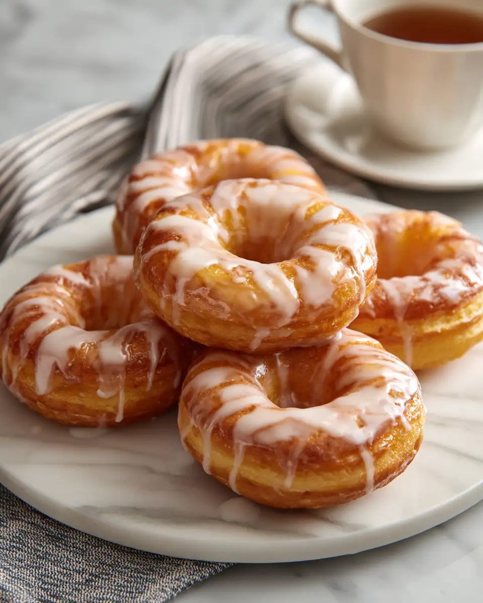 Irresistible Baked Apple Donuts with Sweet Glaze Recipe 7 Final dish - Irresistible Baked Apple Donuts with Sweet Glaze Recipe
