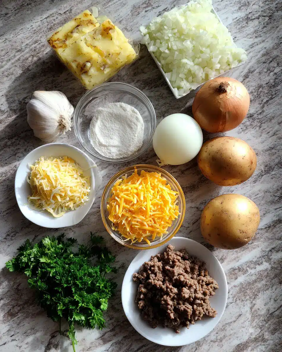 Irresistible Cheesy Beef Stuffed Potato Pancakes You Have to Try 5 Ingredients for Irresistible Cheesy Beef Stuffed Potato Pancakes You Have to Try