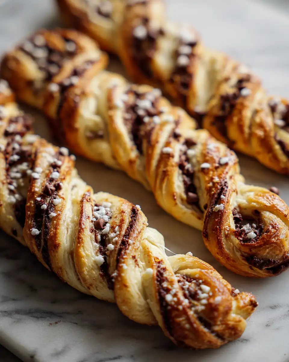 Final dish - Irresistible Indulgence: Discover the Magic of Chip Cookie Dough Twists