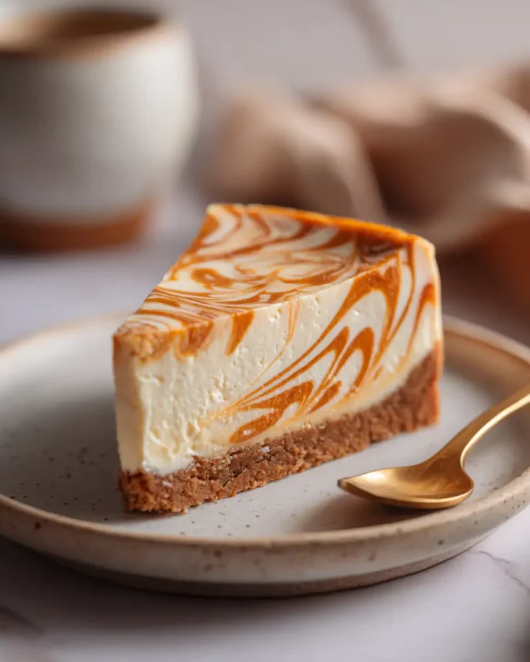 Indulge in the Creamy Delight of Pumpkin Swirl Cheesecake - Featured Image