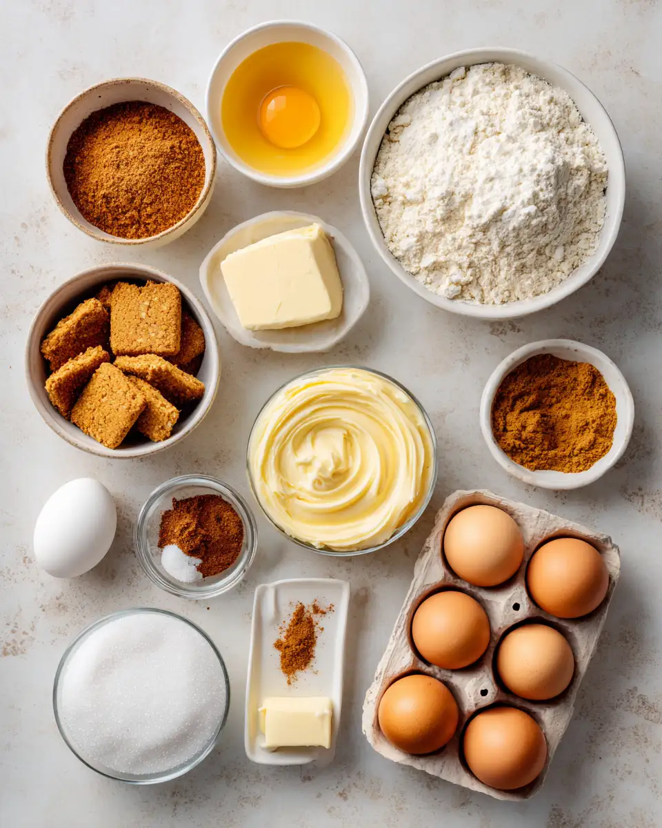 Ingredients for Indulge in the Creamy Delight of Pumpkin Swirl Cheesecake