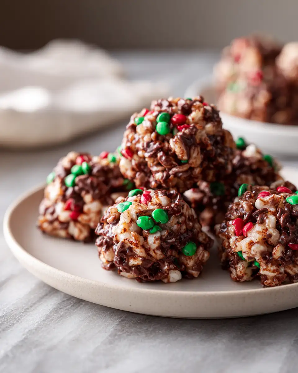 Unwrap Joy with Festive Christmas Chocolate Rice Krispie Balls - Featured Image