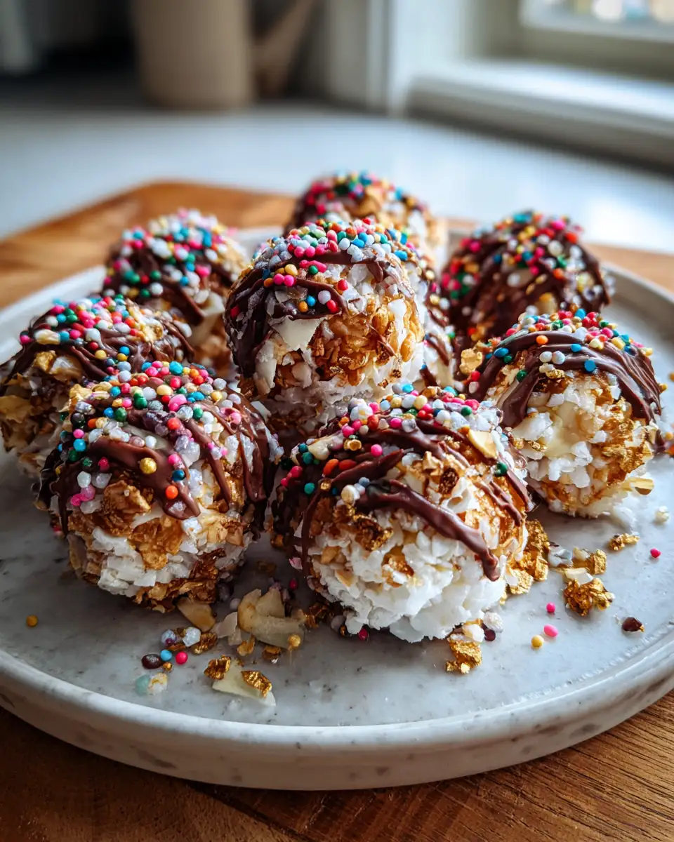 Final dish - Unwrap Joy with Festive Christmas Chocolate Rice Krispie Balls