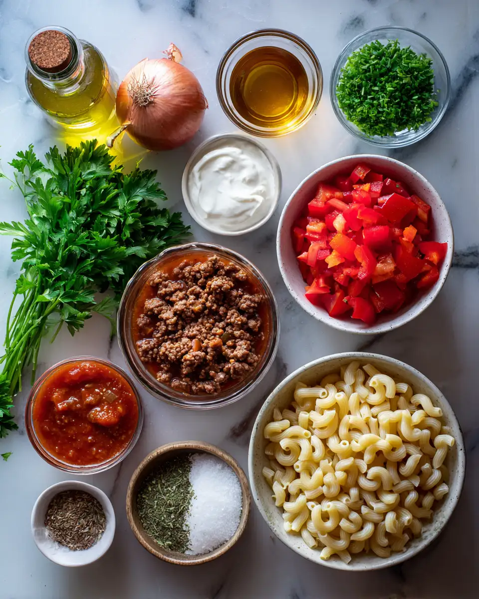 Savor the Flavor: Easy Ground Beef Goulash Recipe 5 Ingredients for Savor the Flavor: Easy Ground Beef Goulash Recipe