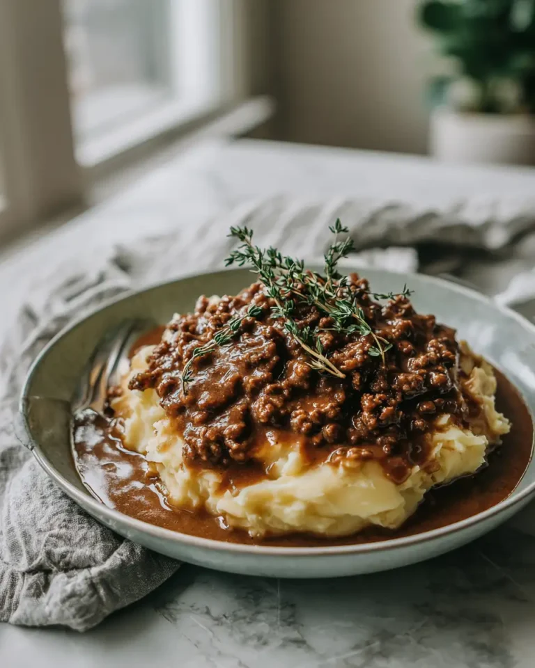 Ultimate Comfort: Ground Beef Gravy Over Creamy Mashed Potatoes 1 Ultimate Comfort: Ground Beef Gravy Over Creamy Mashed Potatoes - Featured Image