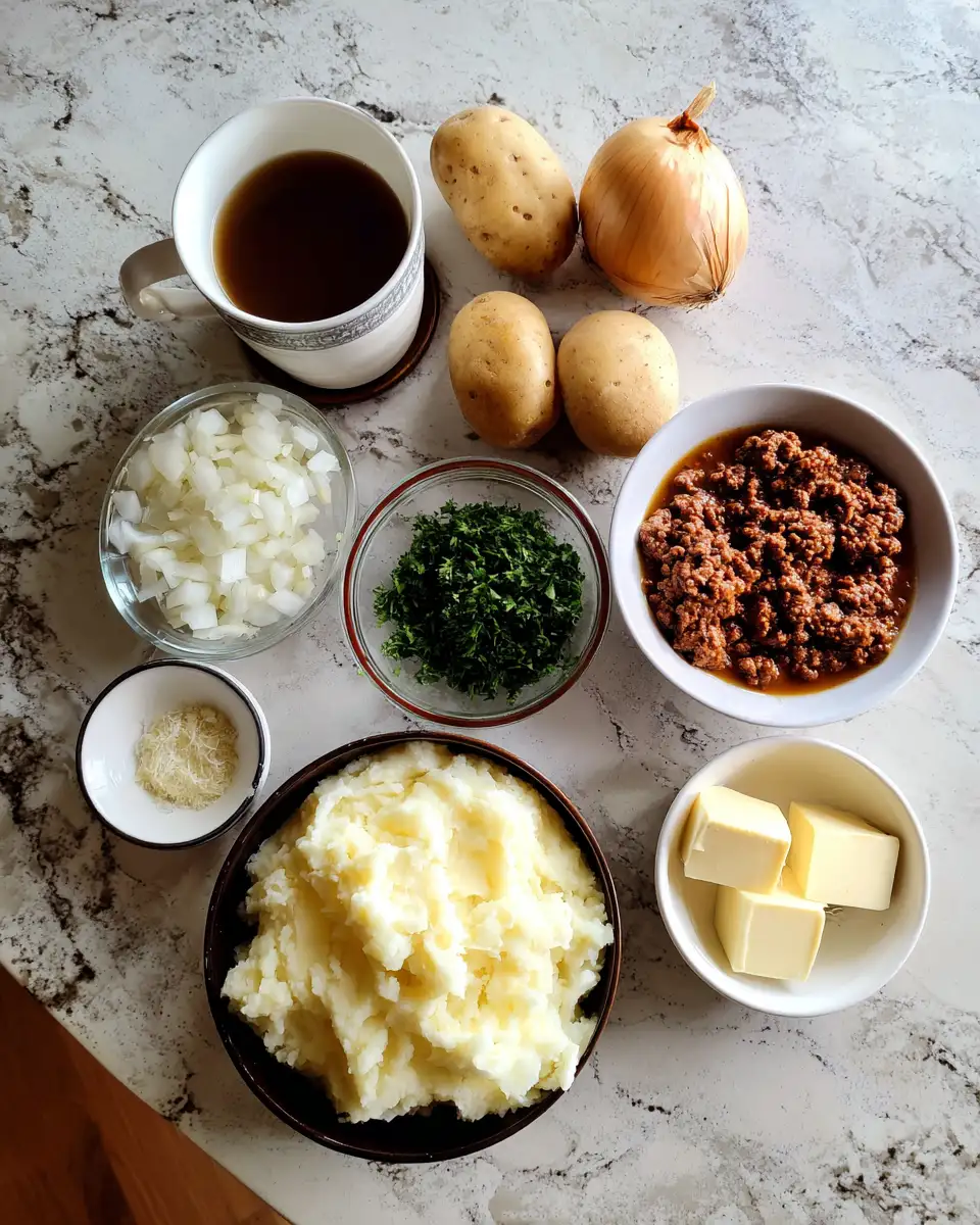 Ultimate Comfort: Ground Beef Gravy Over Creamy Mashed Potatoes 5 Ingredients for Ultimate Comfort: Ground Beef Gravy Over Creamy Mashed Potatoes