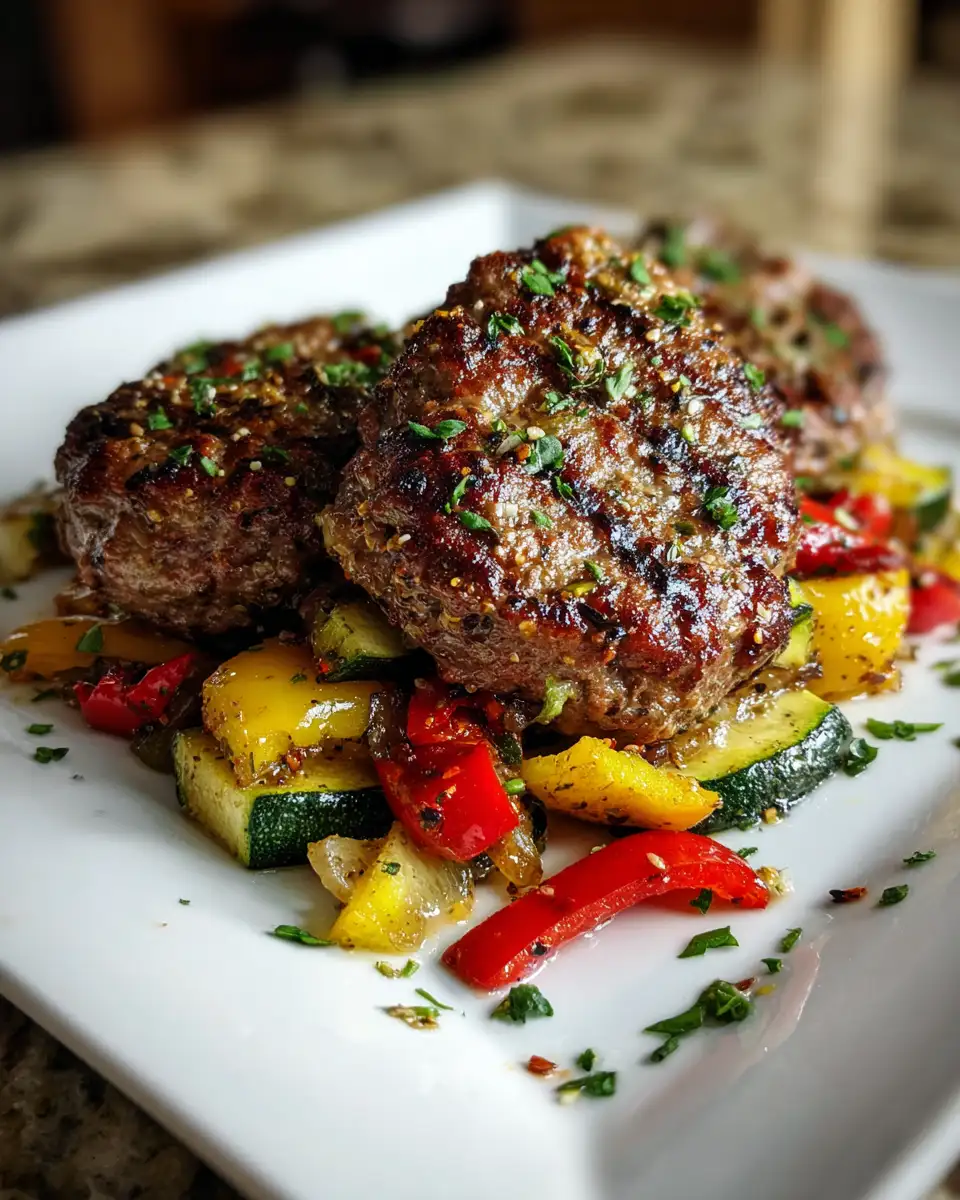 Sizzling Summer Flavors: Top Ground Beef Grill Recipes 7 Final dish - Sizzling Summer Flavors: Top Ground Beef Grill Recipes