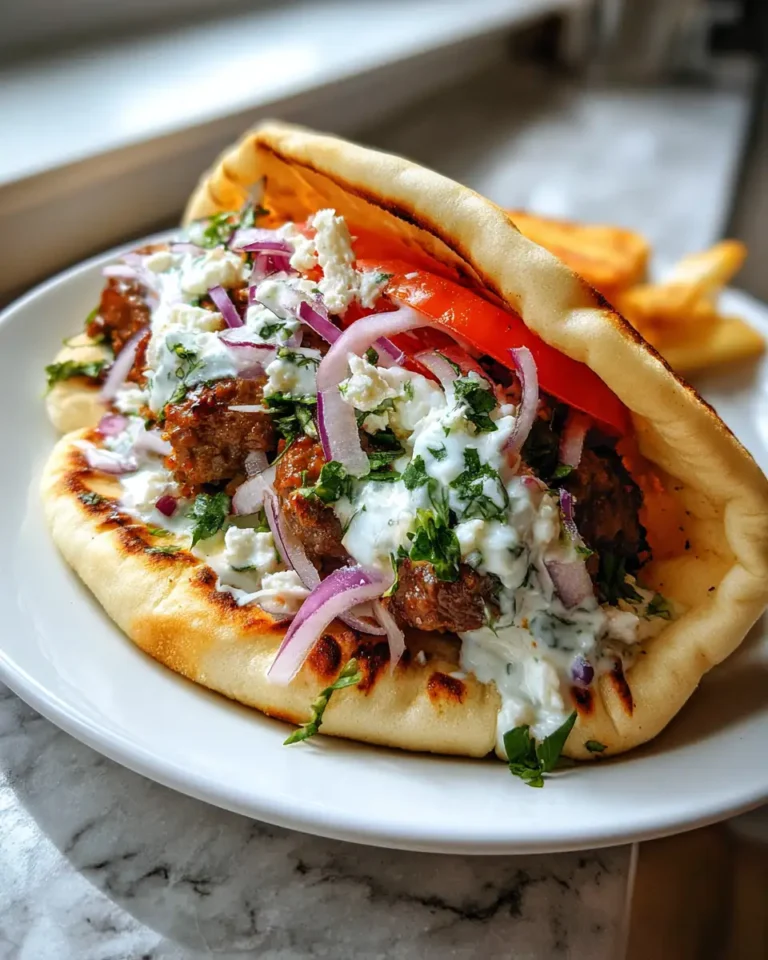 Sizzling Ground Beef Gyros: A Flavorful Twist on a Classic Greek Delight - Featured Image