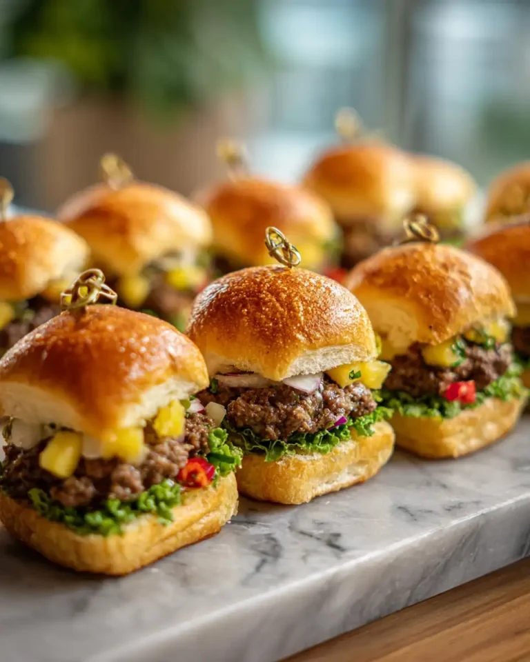 Gourmet Ground Beef Hawaiian Roll Sliders: A Tropical Twist on a Classic Favorite 9 Gourmet Ground Beef Hawaiian Roll Sliders: A Tropical Twist on a Classic Favorite - Featured Image
