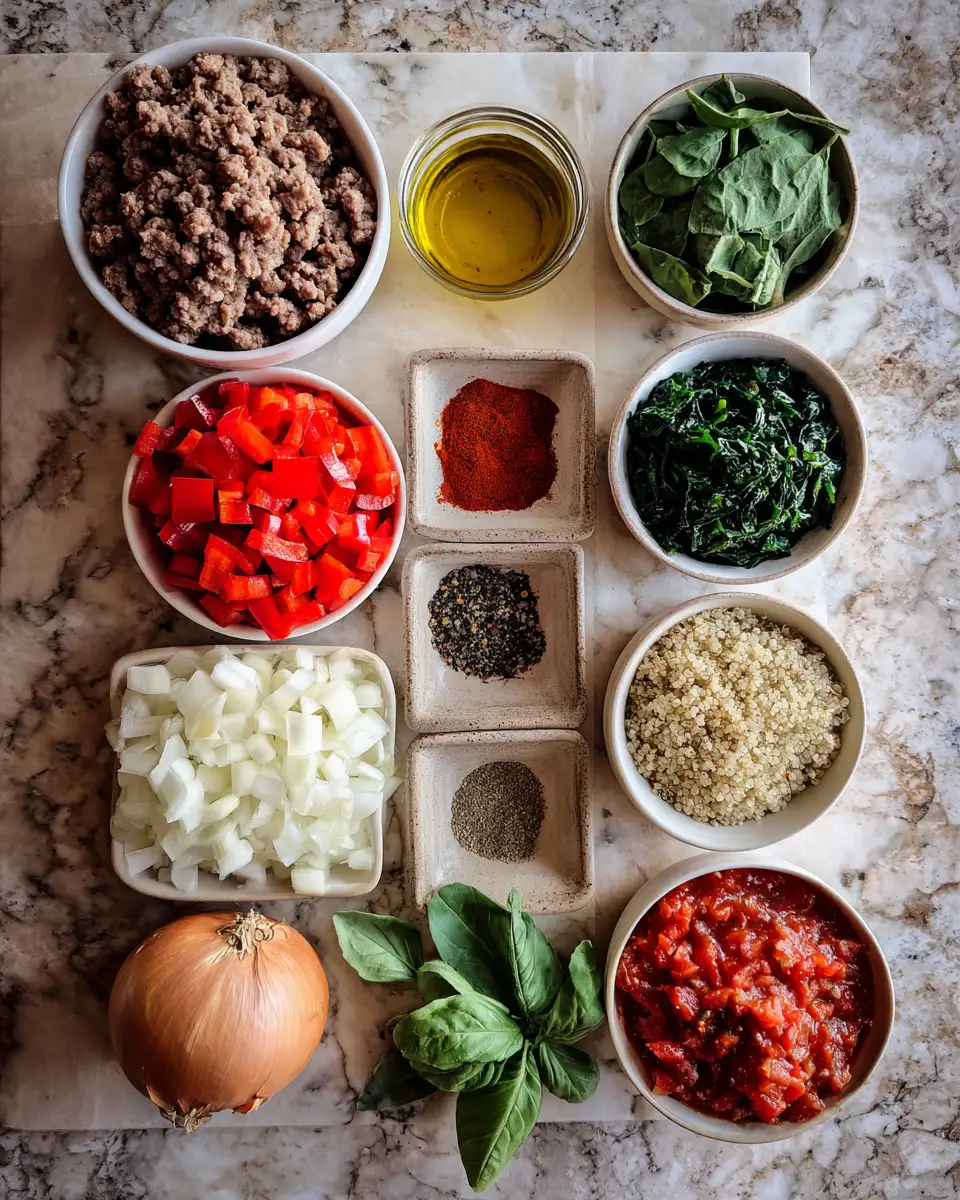Wholesome Delights: Ground Beef Healthy Recipes for Dinner 5 Ingredients for Wholesome Delights: Ground Beef Healthy Recipes for Dinner