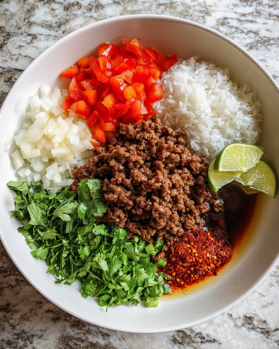 Sizzling Ground Beef Hot Honey Bowl: A Flavor Explosion in Every Bite 5 Ingredients for Sizzling Ground Beef Hot Honey Bowl: A Flavor Explosion in Every Bite