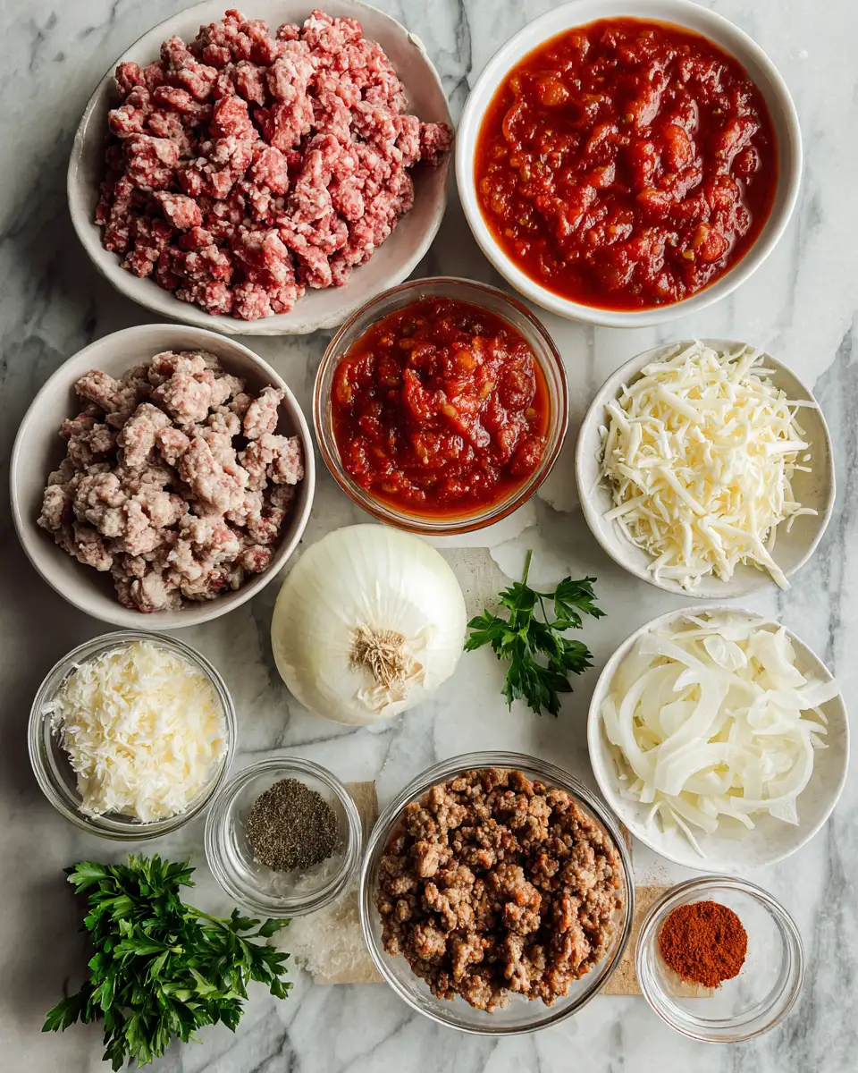 Savory Creations: Ground Beef and Italian Sausage Recipes to Satisfy Your Cravings 5 Ingredients for Savory Creations: Ground Beef and Italian Sausage Recipes to Satisfy Your Cravings