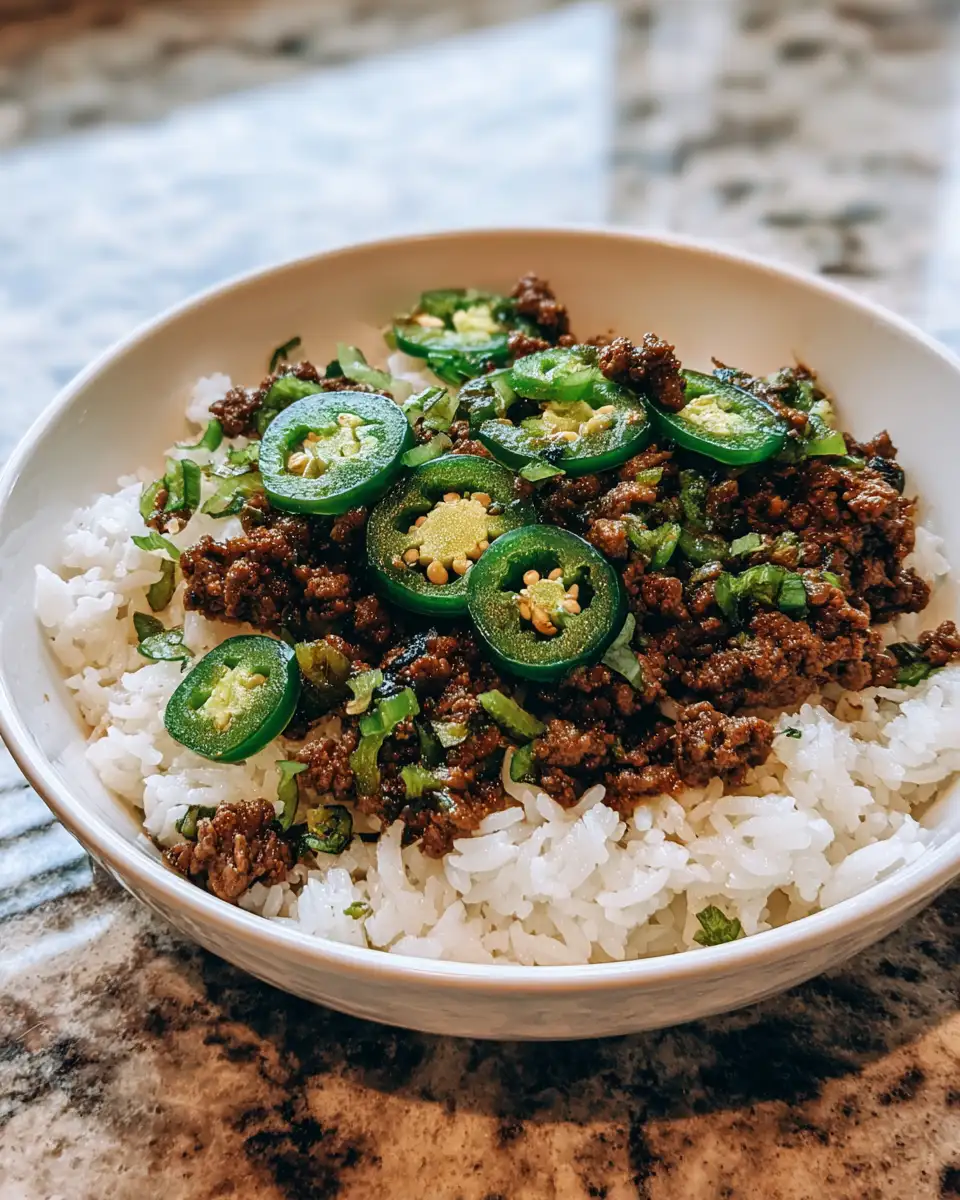 Spice Up Your Dinner: Sizzling Ground Beef Jalapeño Recipes 7 Final dish - Spice Up Your Dinner: Sizzling Ground Beef Jalapeño Recipes