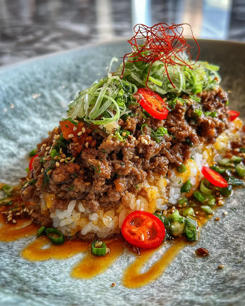 Savory Delights: Exploring Ground Beef in Japanese Cuisine 7 Final dish - Savory Delights: Exploring Ground Beef in Japanese Cuisine