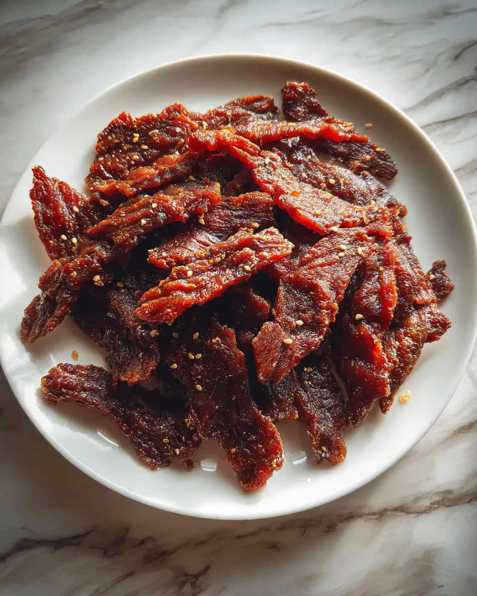 Savory Snaps: Crafting the Perfect Ground Beef Jerky at Home 5 Final dish - Savory Snaps: Crafting the Perfect Ground Beef Jerky at Home