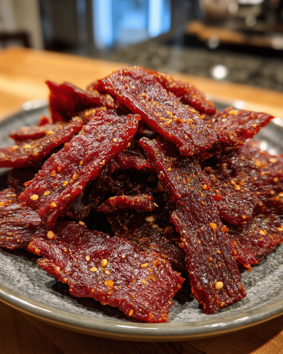 Ultimate Ground Beef Jerky Recipes That Will Make Your Taste Buds Dance 5 Final dish - Ultimate Ground Beef Jerky Recipes That Will Make Your Taste Buds Dance