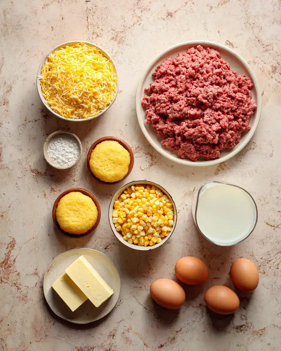 Savor the Flavor: Quick & Easy Ground Beef Jiffy Casserole 5 Ingredients for Savor the Flavor: Quick & Easy Ground Beef Jiffy Casserole