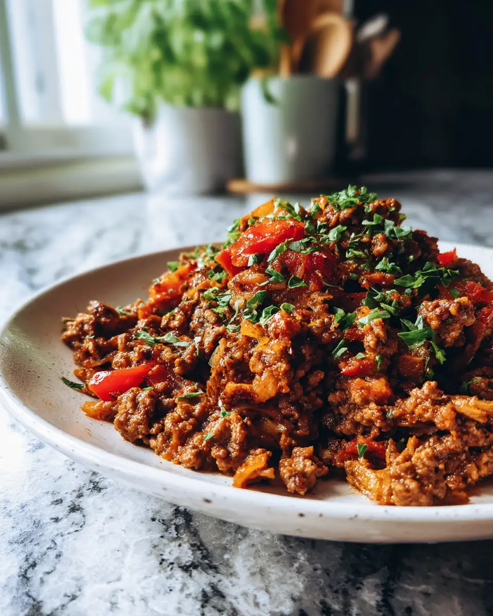 Keto Kitchen Magic: Delicious Ground Beef Creations 7 Final dish - Keto Kitchen Magic: Delicious Ground Beef Creations
