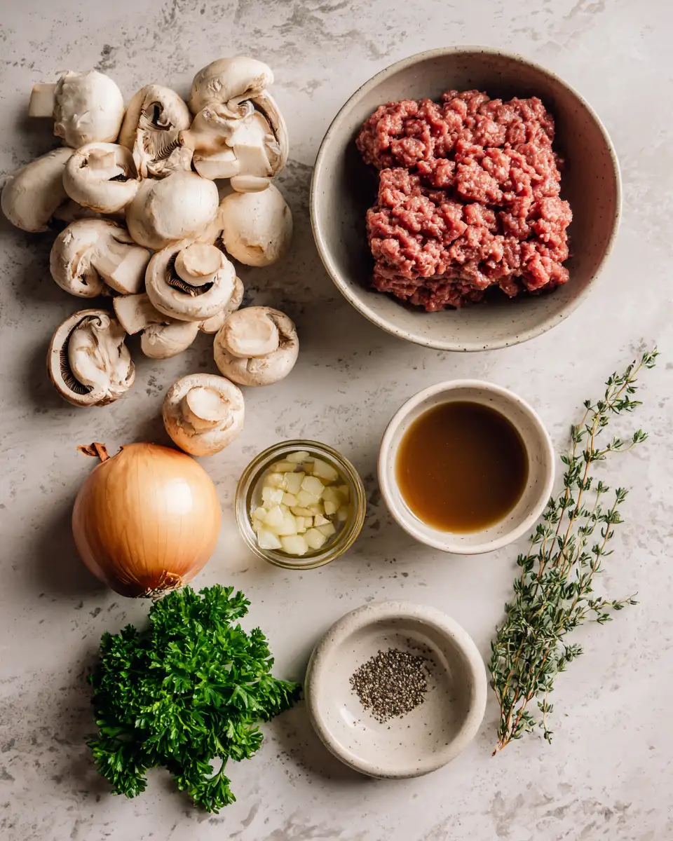 Savory Symphony: Elevate Your Dinner with the Ultimate Ground Beef and Mushroom Recipe 5 Ingredients for Savory Symphony: Elevate Your Dinner with the Ultimate Ground Beef and Mushroom Recipe