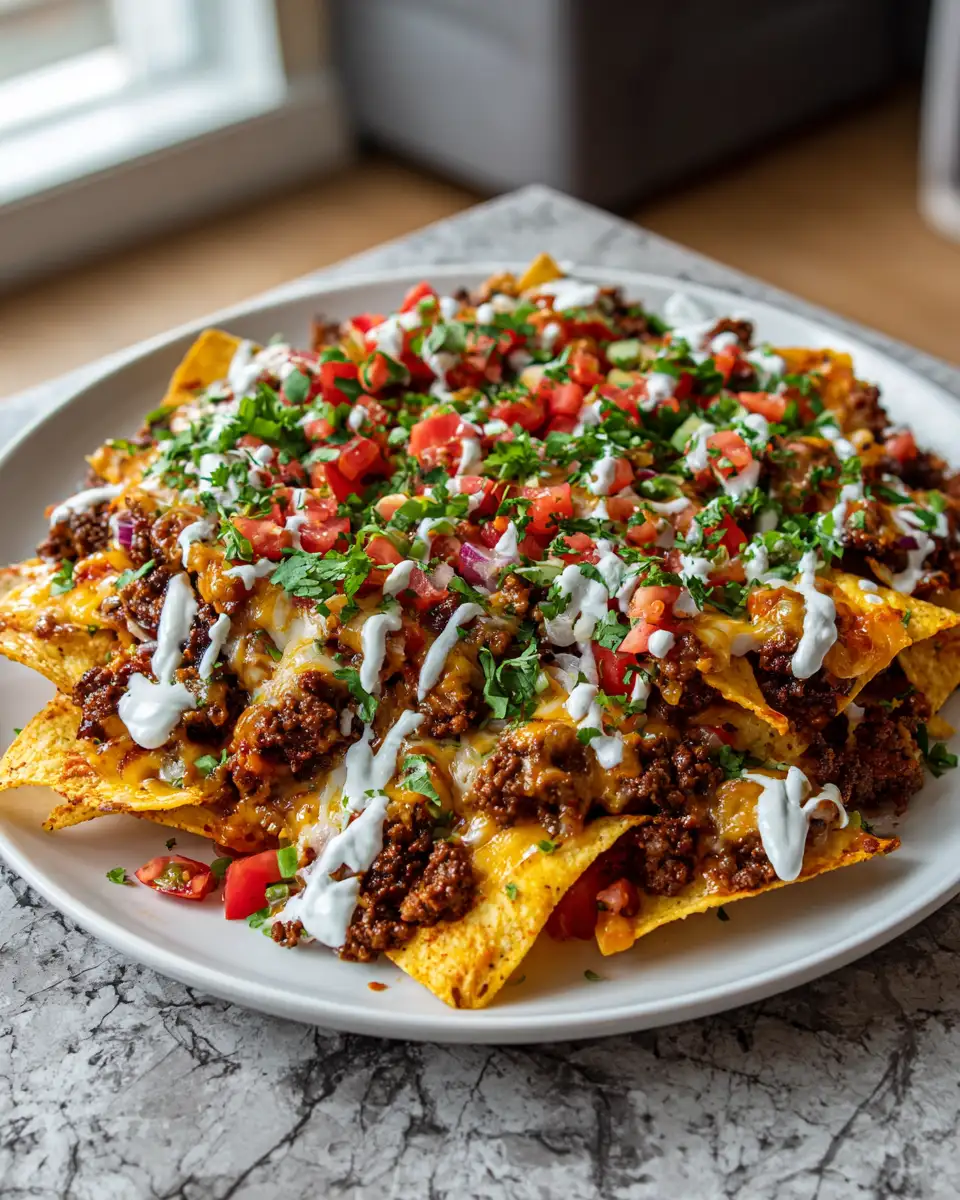 Ultimate Loaded Ground Beef Nachos Extravaganza 4 Ultimate Loaded Ground Beef Nachos Extravaganza - Featured Image
