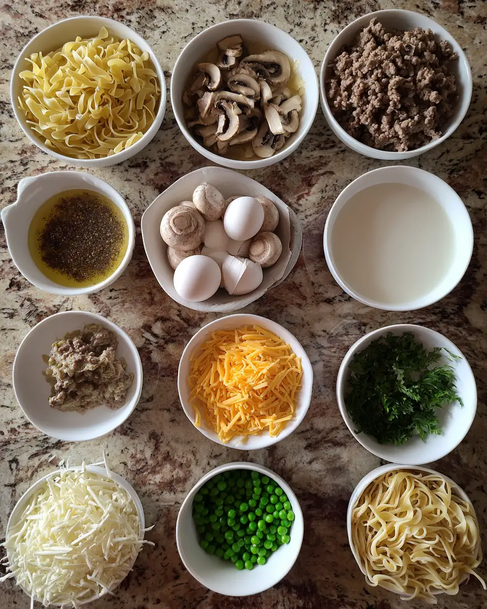 Ultimate Comfort: Ground Beef Noodle Casserole Delight 5 Ingredients for Ultimate Comfort: Ground Beef Noodle Casserole Delight
