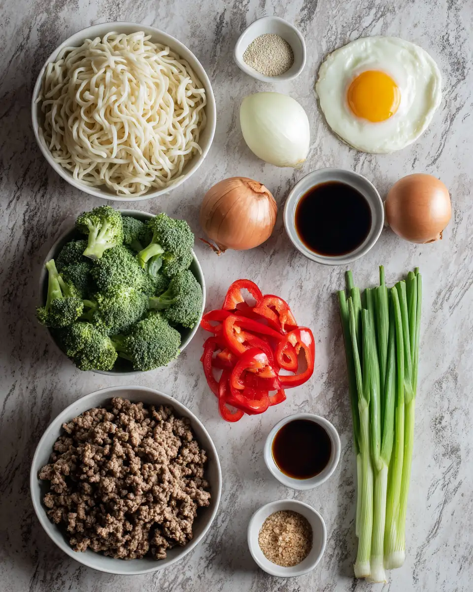 Sizzling Ground Beef Noodle Stir Fry: A Quick and Delicious Weeknight Dish 5 Ingredients for Sizzling Ground Beef Noodle Stir Fry: A Quick and Delicious Weeknight Dish