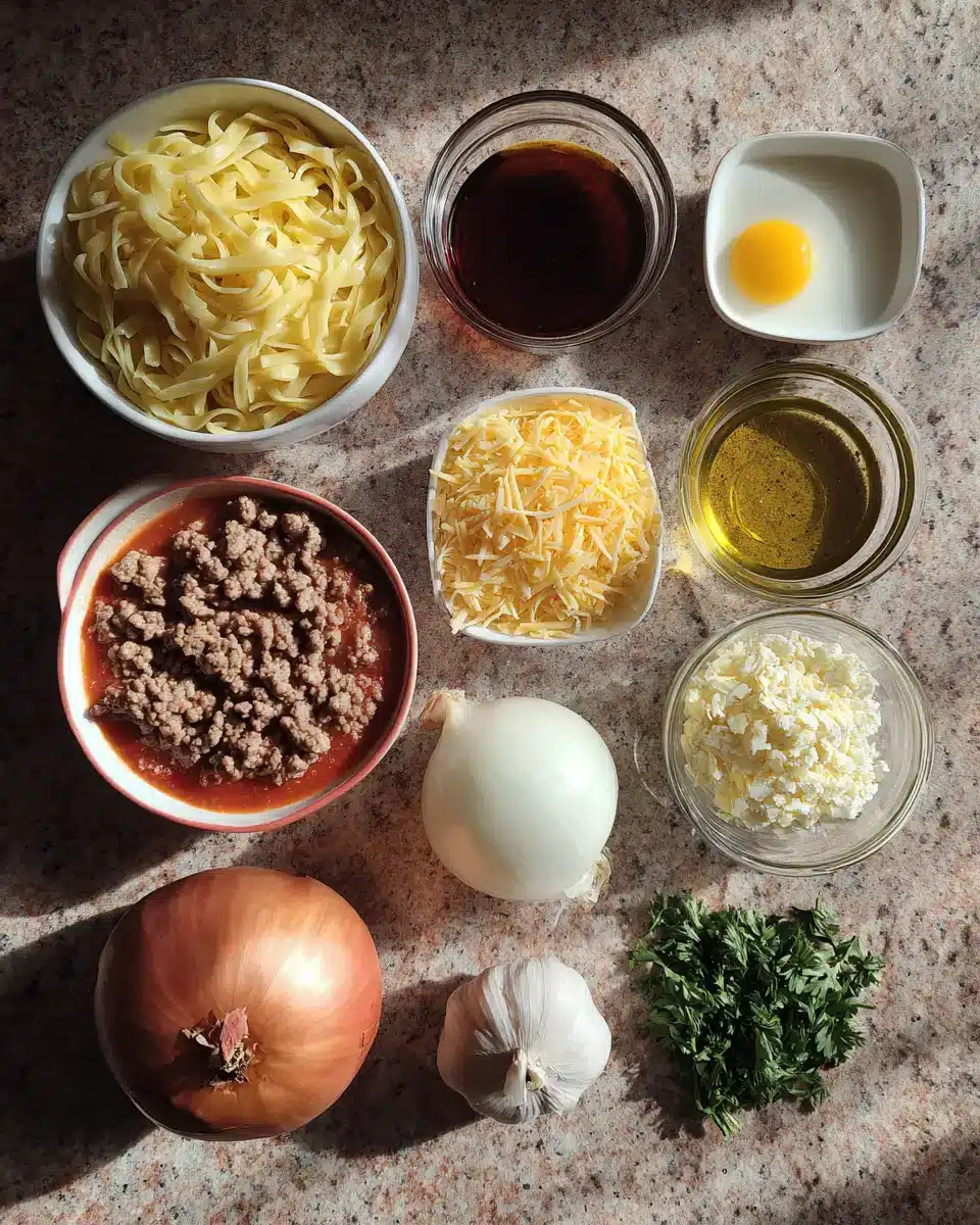 Noodle Magic Unleashed: Irresistible Ground Beef Recipes to Savor 5 Ingredients for Noodle Magic Unleashed: Irresistible Ground Beef Recipes to Savor