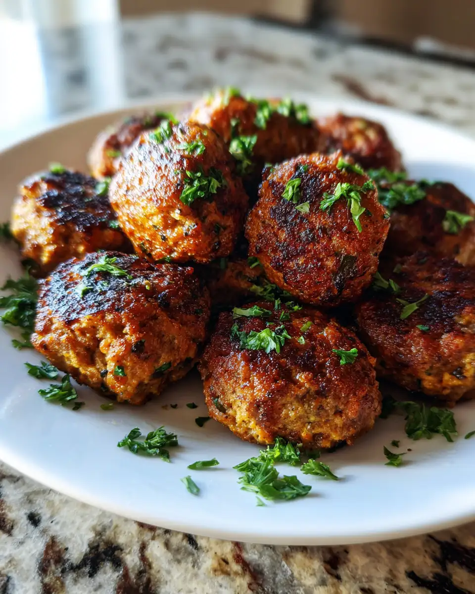 Sizzling Ground Beef Nuggets: Bite-Sized Flavor Bombs 7 Final dish - Sizzling Ground Beef Nuggets: Bite-Sized Flavor Bombs