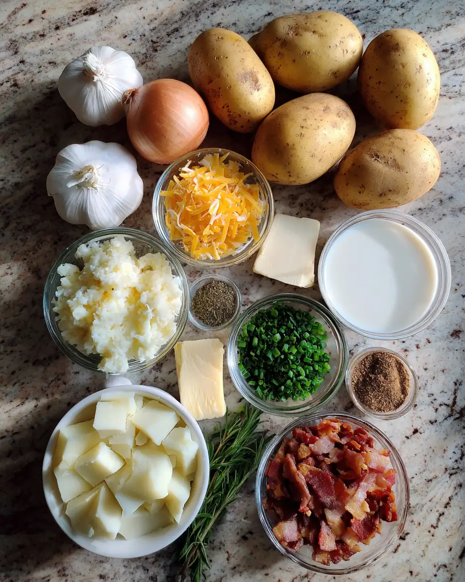 Hearty and Creamy Crockpot Potato Soup That Warms Your Soul 5 Ingredients for Hearty and Creamy Crockpot Potato Soup That Warms Your Soul