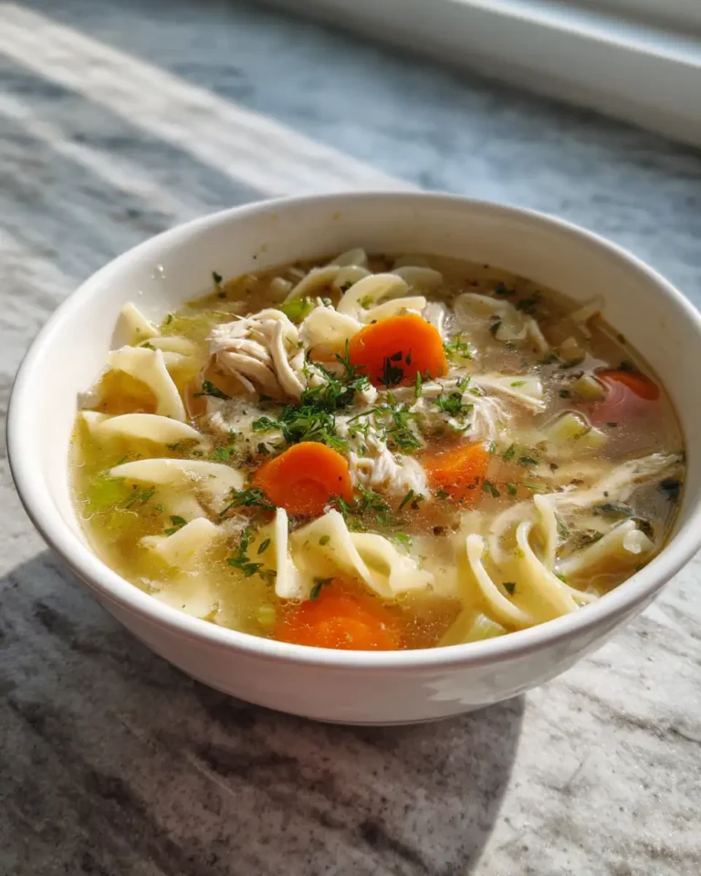 The Ultimate Comfort Food Homemade Chicken Noodle Soup Recipe 1 The Ultimate Comfort Food Homemade Chicken Noodle Soup Recipe - Featured Image