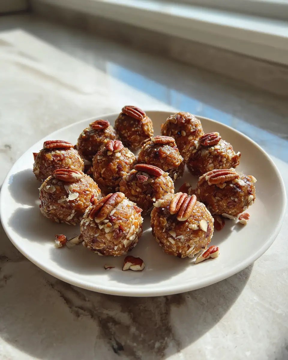 Final dish - Delight in the Bite: Irresistible No-Bake Pecan Pie Balls