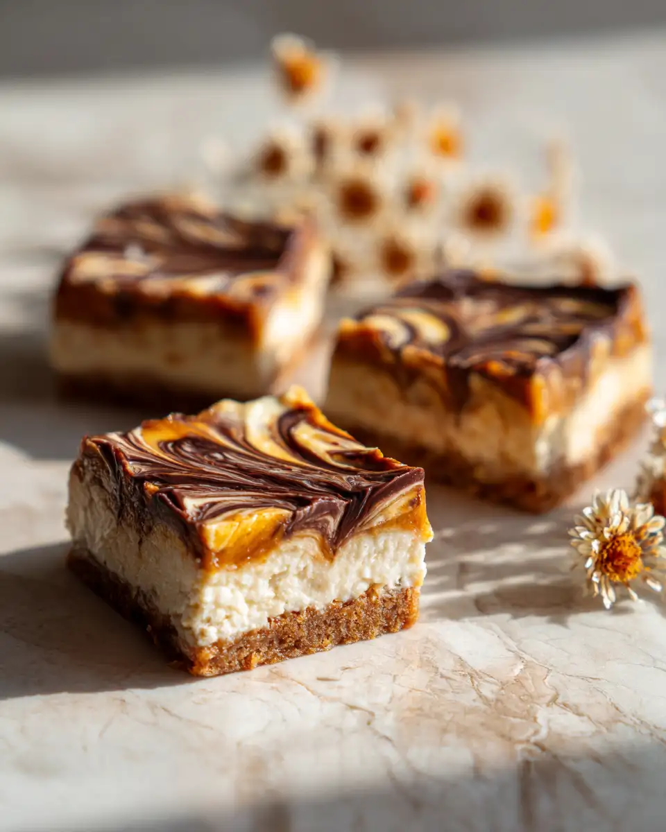 Final dish - Decadent Pumpkin Swirl Cheesecake Bars: Your Ultimate Fall Dessert Indulgence