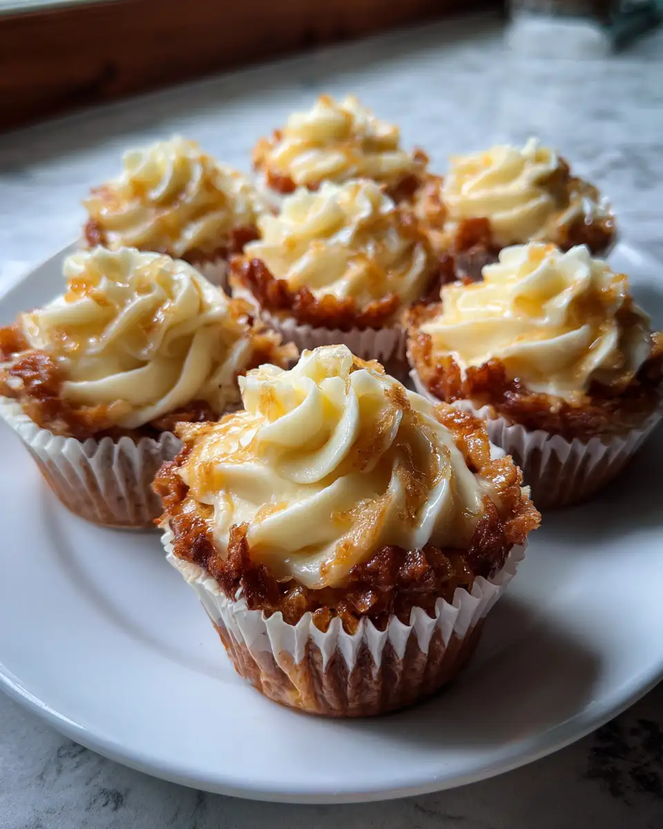 Irresistible Honey Peach Cream Cheese Cupcakes Recipe You Have to Try 7 Final dish - Irresistible Honey Peach Cream Cheese Cupcakes Recipe You Have to Try