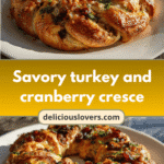 Irresistible Savory Turkey and Cranberry Crescent Ring Recipe