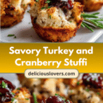 Savory Turkey and Cranberry Stuffing Bites: A Flavorful Holiday Appetizer Delight