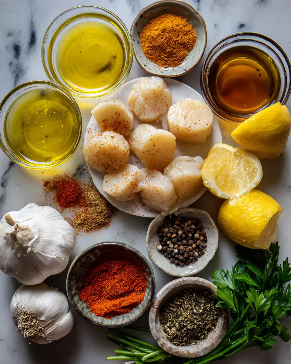 Irresistible Seared Scallops with Spicy Cajun Kick 5 Ingredients for Irresistible Seared Scallops with Spicy Cajun Kick