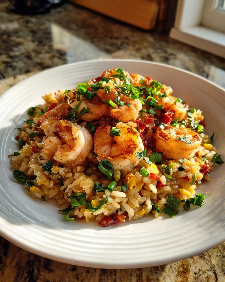 Shrimp Dirty Rice Recipe Card That Will Spice Up Your Dinner Tonight 7 Final dish - Shrimp Dirty Rice Recipe Card That Will Spice Up Your Dinner Tonight