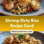 Shrimp Dirty Rice Recipe Card That Will Spice Up Your Dinner Tonight