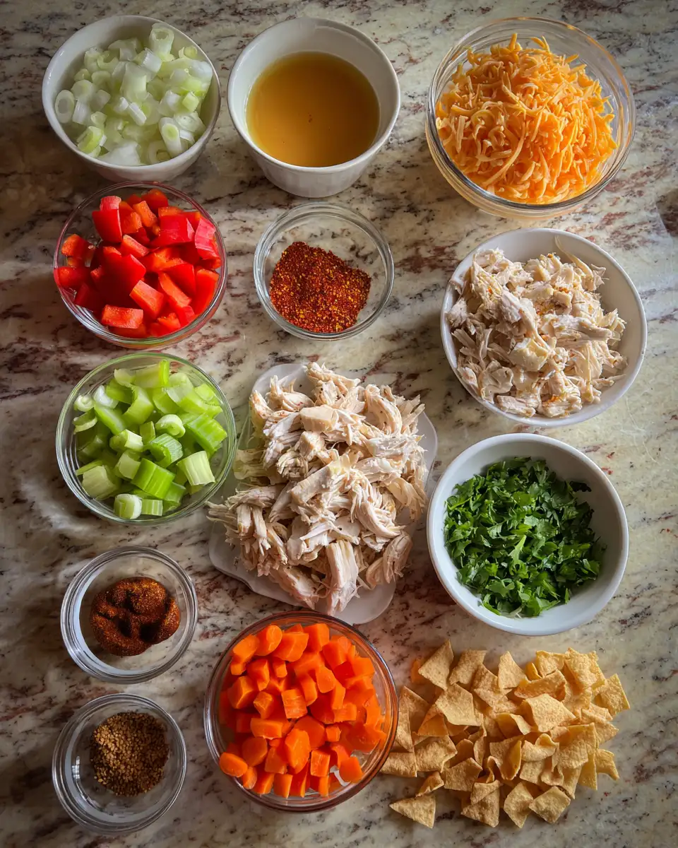Spicy Jalapeño Popper Chicken Soup That Warms and Delights 5 Ingredients for Spicy Jalapeño Popper Chicken Soup That Warms and Delights