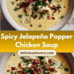 Spicy Jalapeño Popper Chicken Soup That Warms and Delights