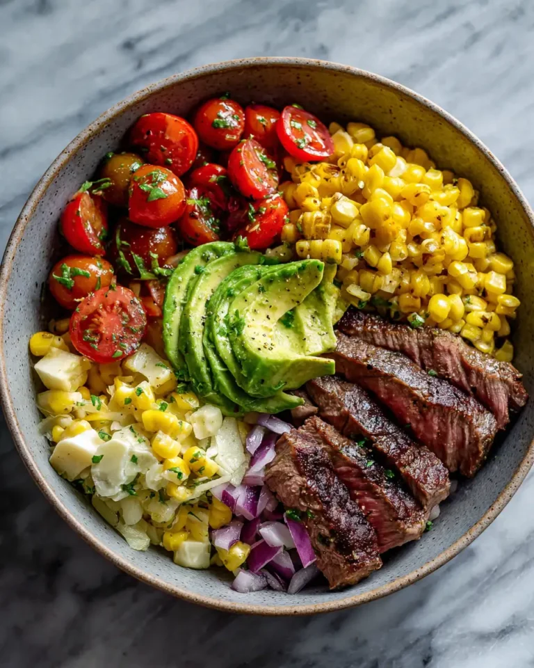 Savor the Flavor of a Steak Avocado and Roasted Corn Bowl - Featured Image