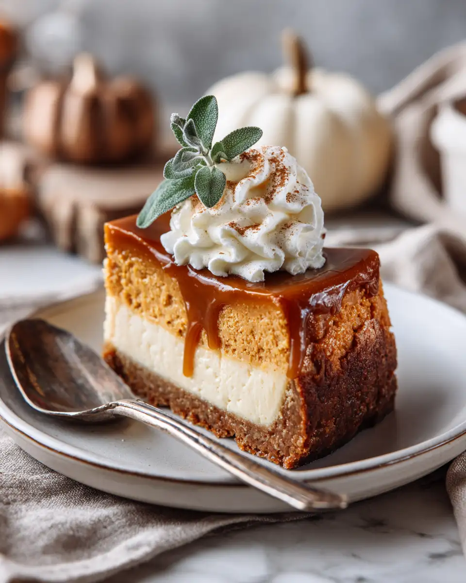 Decadent Thanksgiving Pumpkin Cheesecake That Steals the Show - Featured Image