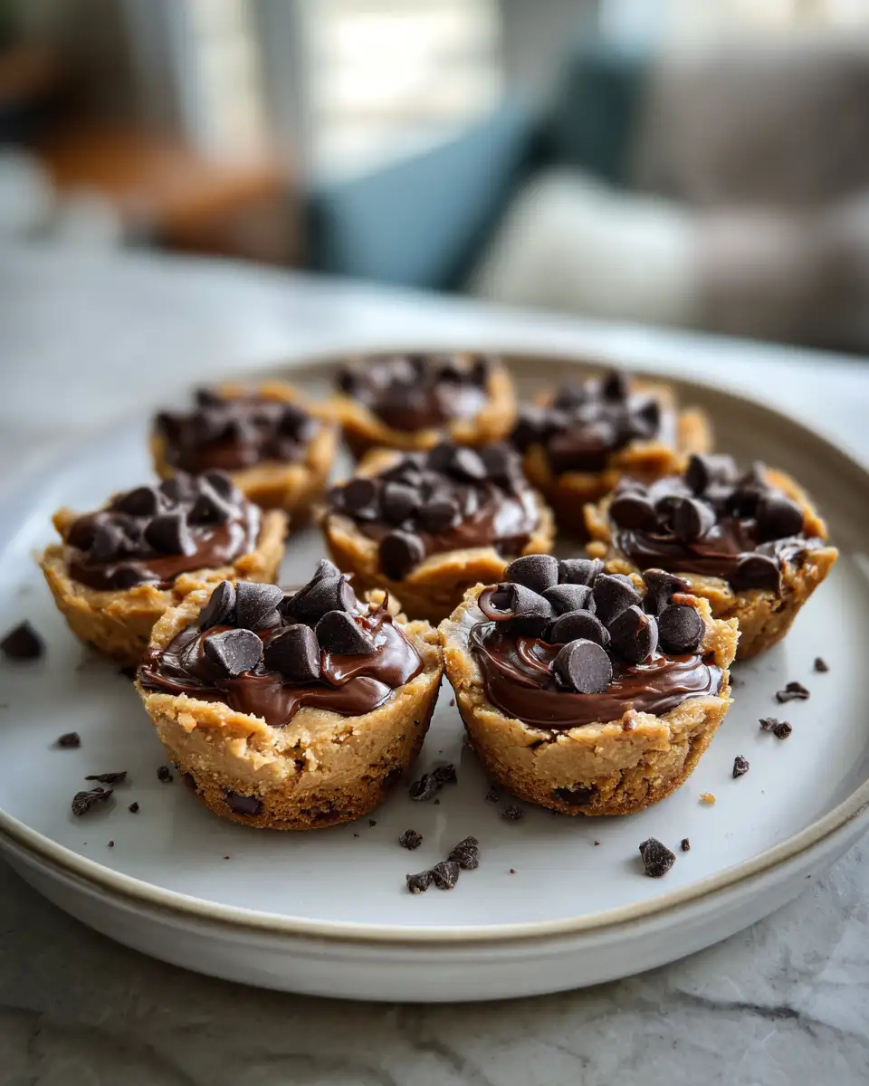 Final dish - Irresistible Chocolate Chip Cookie Dough Cups: The Ultimate Recipe Unveiled