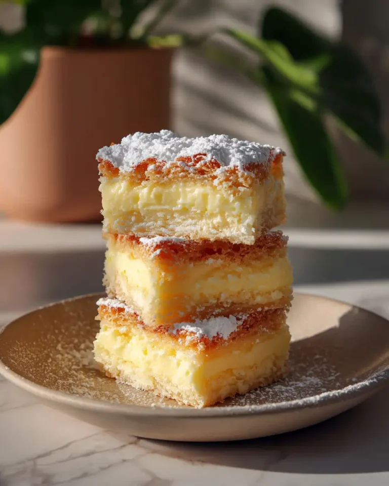 Irresistible Vanilla Custard Cream Squares You Need to Try Today - Featured Image