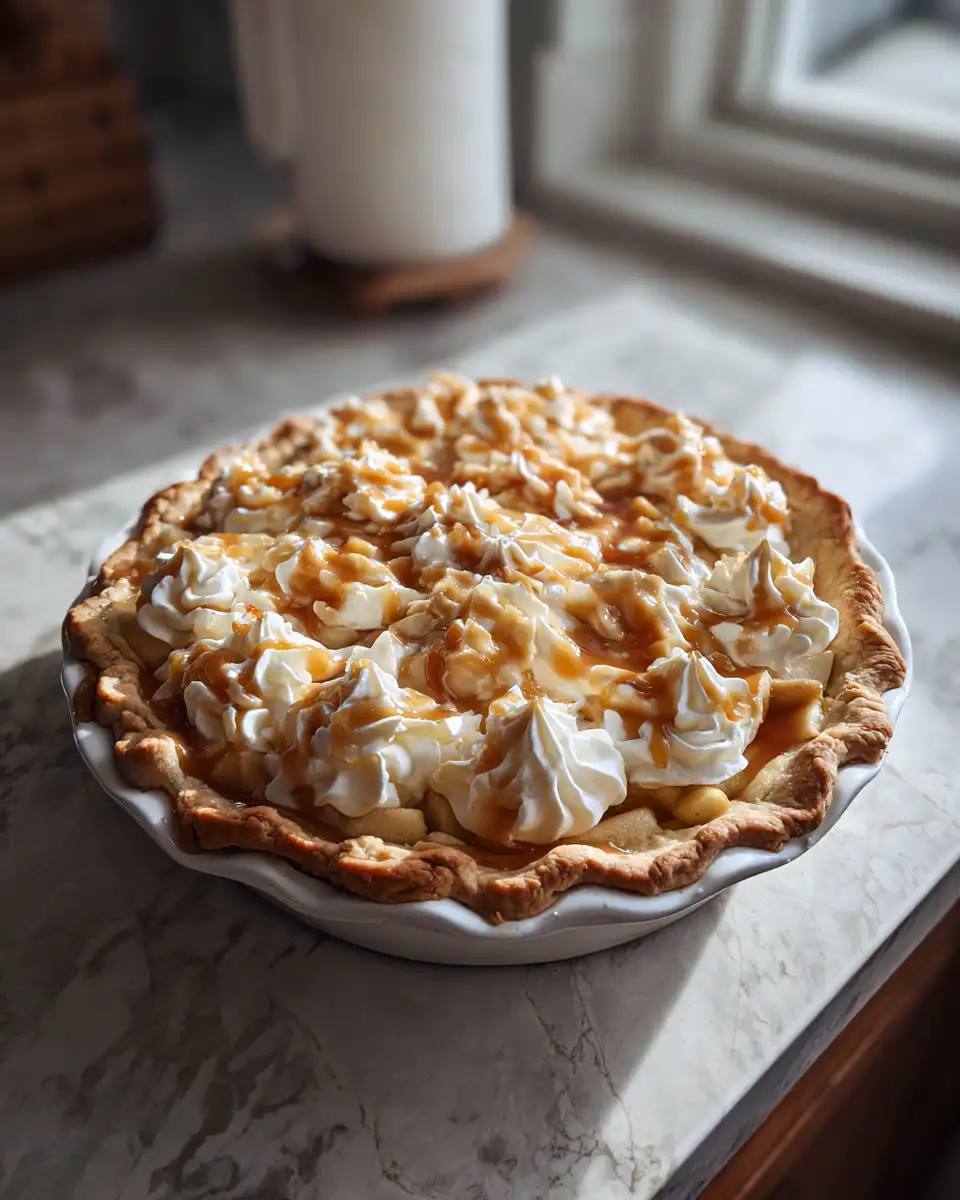 Irresistible Apple Caramel Cream Pie Recipe You Need to Try 7 Final dish - Irresistible Apple Caramel Cream Pie Recipe You Need to Try