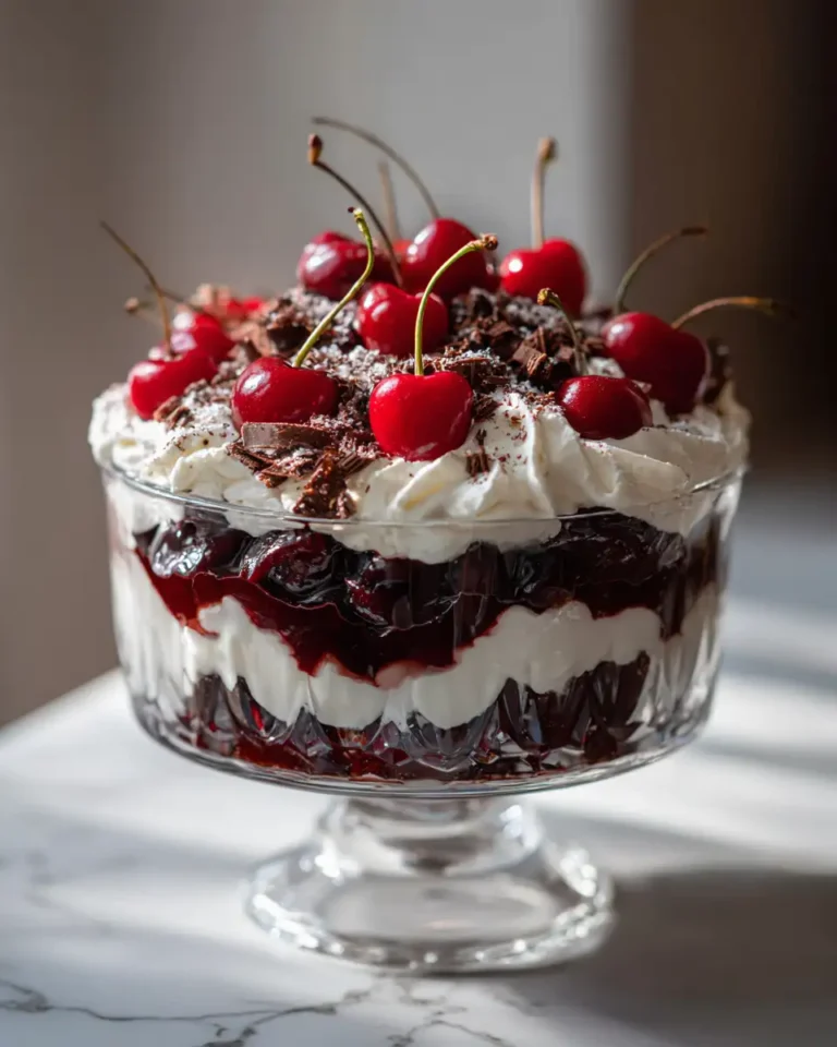 Decadent Black Forest Trifle for Christmas Holiday Indulgence - Featured Image