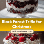 Decadent Black Forest Trifle for Christmas Holiday Indulgence