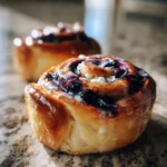 Final dish - Heavenly Blueberry Cheesecake Swirl Rolls Recipe to Sweeten Your Day