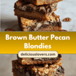 Decadence in Every Bite: Brown Butter Pecan Blondies That Will Melt Your Heart