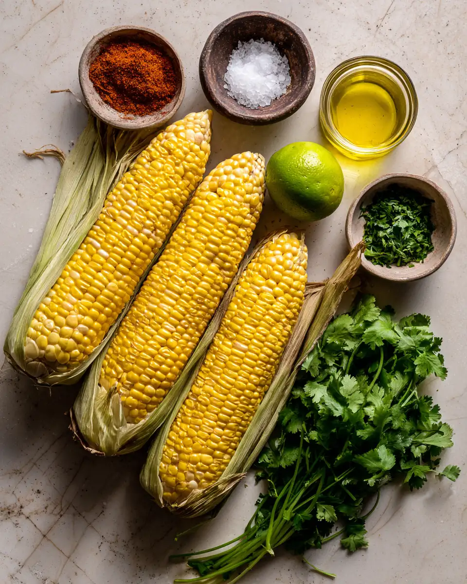Ingredients for Sizzle and Spice: Discover the Magic of Charred Corn with Chili Lime